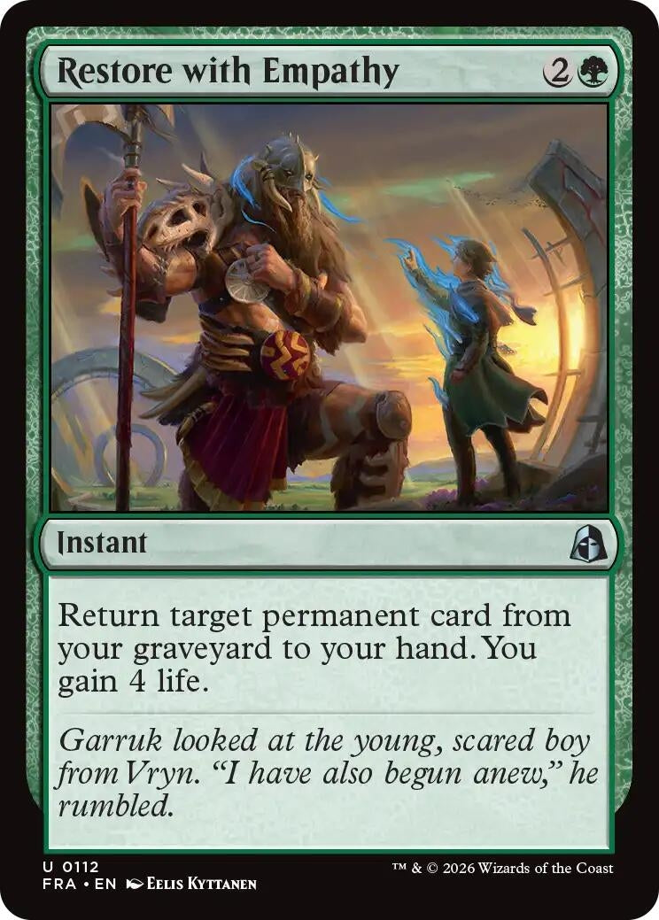 Image for Restore with Empathy (112) (Reality Fracture) (FRA) - Magic: The Gathering