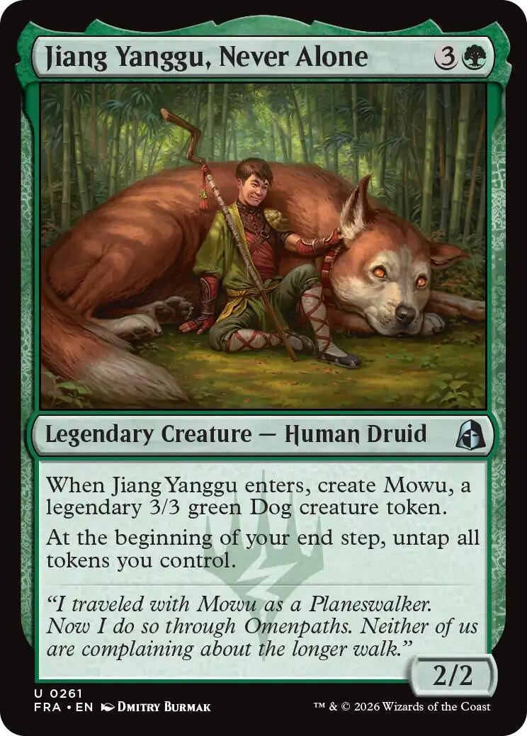 Image for Jiang Yanggu, Never Alone (261) (Reality Fracture) (FRA) - Magic: The Gathering