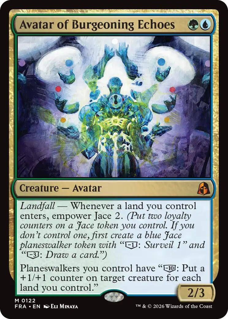Image for Avatar of Burgeoning Echoes (122) (Reality Fracture) (FRA) - Magic: The Gathering