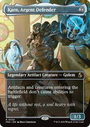 Image for Karn, Argent Defender (Borderless) (320) (Reality Fracture) (FRA) - Magic: The Gathering