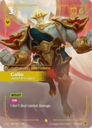 Image for Galio, Indefatigable (T1 Worlds Champion Player Bundle) (T1A 003/005) (T1 2025 Worlds Champion Bundles) (T12025) - Riftbound: League of Legends Trading Card Game