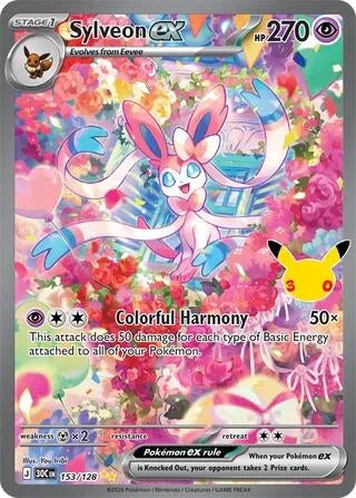 Image for Sylveon ex (153/128) (ME: 30th Celebration) (30C) - Pokemon