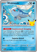 Image for Wishiwashi (022/128) (ME: 30th Celebration) (30C) - Pokemon