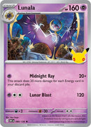 Image for Lunala (080/128) (ME: 30th Celebration) (30C) - Pokemon