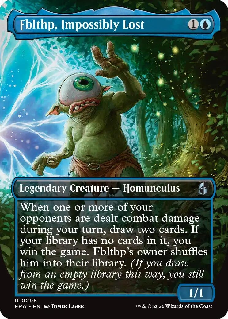 Image for Fblthp, Impossibly Lost (Borderless) (298) (Reality Fracture) (FRA) - Magic: The Gathering