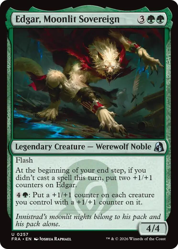 Image for Edgar, Moonlit Sovereign (257) (Reality Fracture) (FRA) - Magic: The Gathering