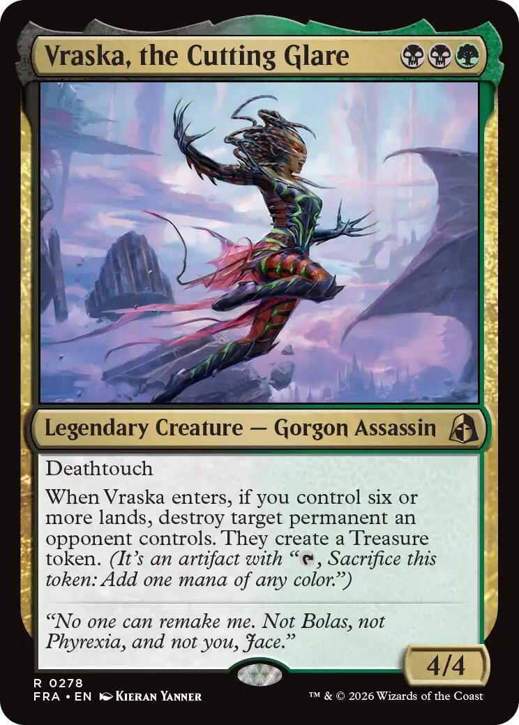Image for Vraska, the Cutting Glare (278) (Reality Fracture) (FRA) - Magic: The Gathering
