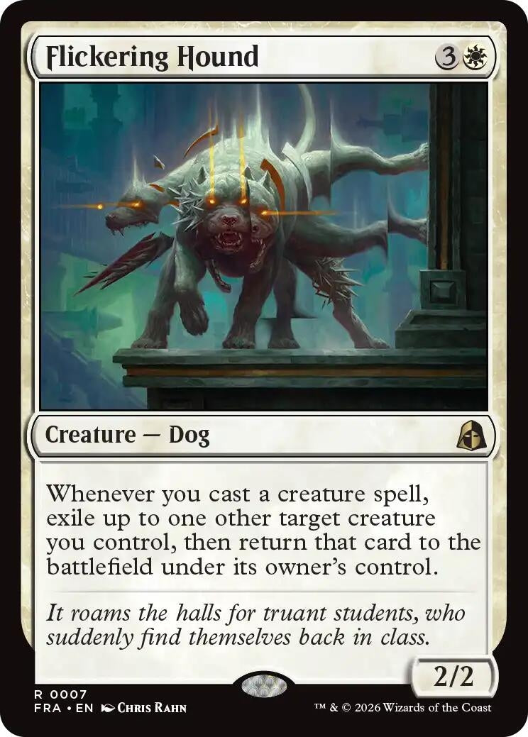 Image for Flickering Hound (7) (Reality Fracture) (FRA) - Magic: The Gathering