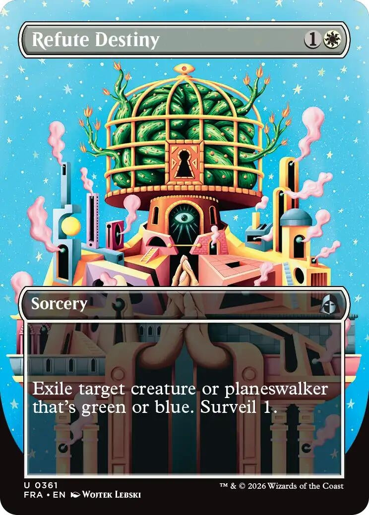 Image for Refute Destiny (Borderless) (361) (Reality Fracture) (FRA) - Magic: The Gathering