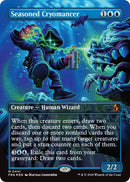 Image for Seasoned Cryomancer (Borderless) (0441) (441) (Reality Fracture) (FRA) - Magic: The Gathering