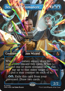 Image for Seasoned Cryomancer (Borderless) (Facet Foil) (0452) (452) (Reality Fracture) (FRA) - Magic: The Gathering