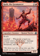 Image for Koth, the Geomancer (248) (Reality Fracture) (FRA) - Magic: The Gathering
