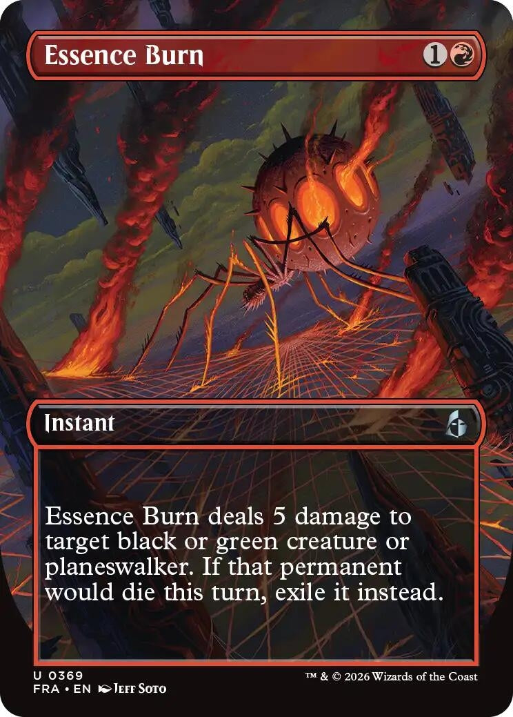 Image for Essence Burn (Borderless) (369) (Reality Fracture) (FRA) - Magic: The Gathering