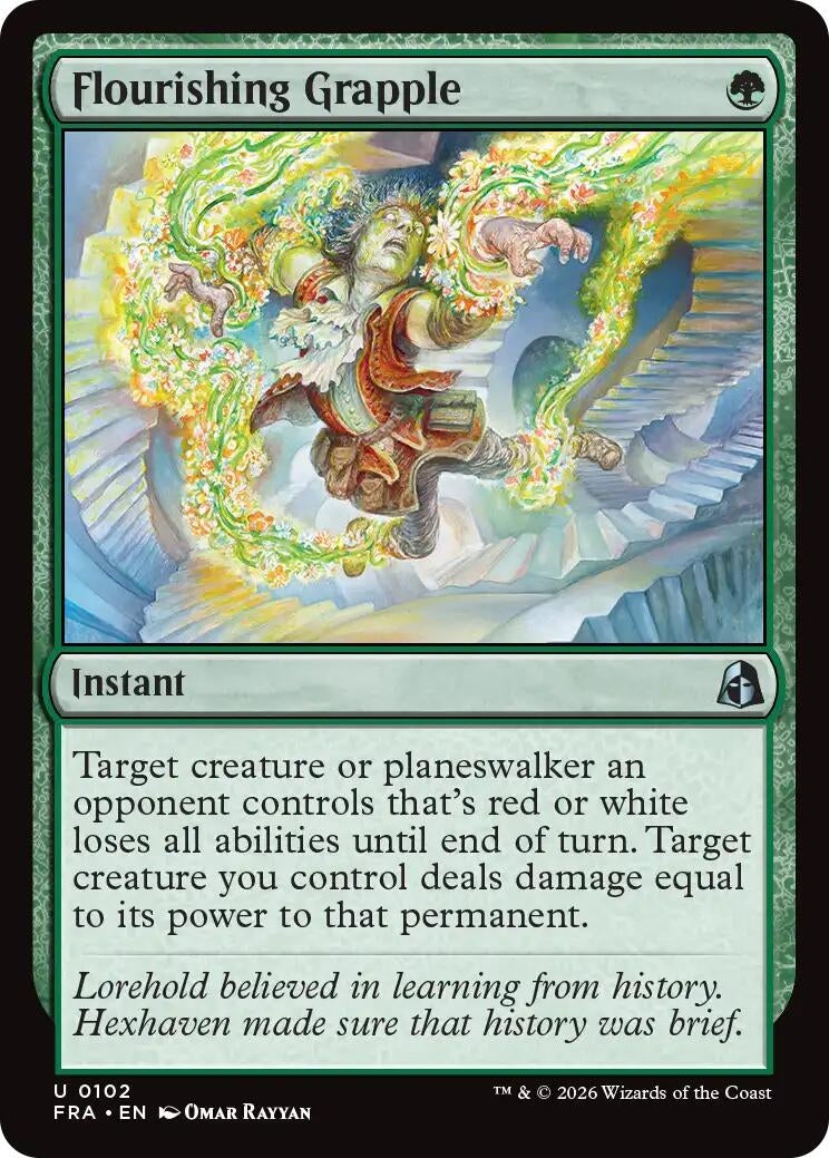 Image for Flourishing Grapple (102) (Reality Fracture) (FRA) - Magic: The Gathering