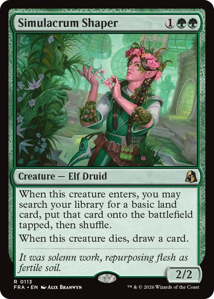 Image for Simulacrum Shaper (113) (Reality Fracture) (FRA) - Magic: The Gathering