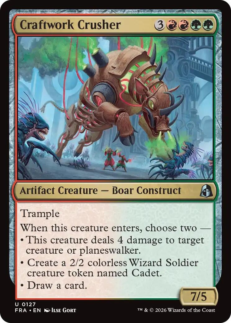 Image for Craftwork Crusher (127) (Reality Fracture) (FRA) - Magic: The Gathering