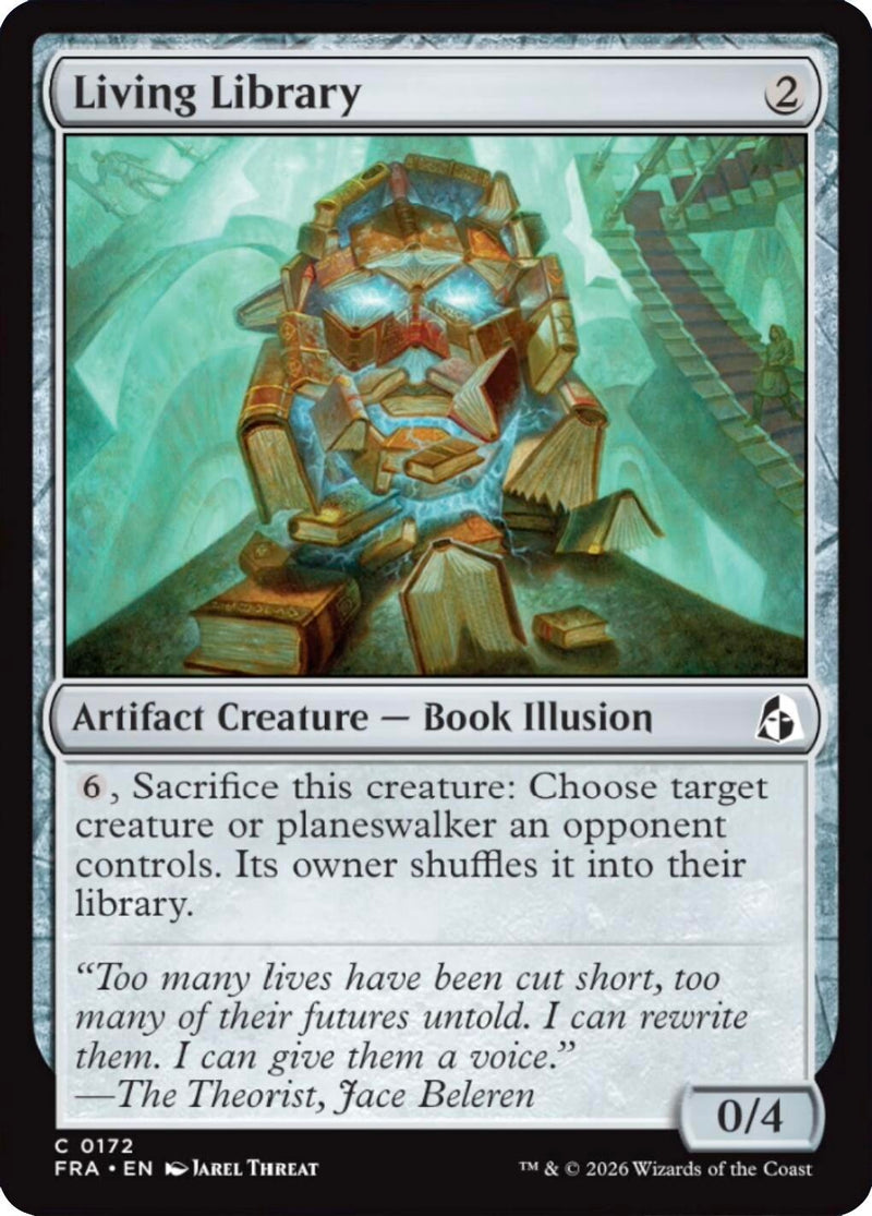 Image for Living Library (172) (Reality Fracture) (FRA) - Magic: The Gathering