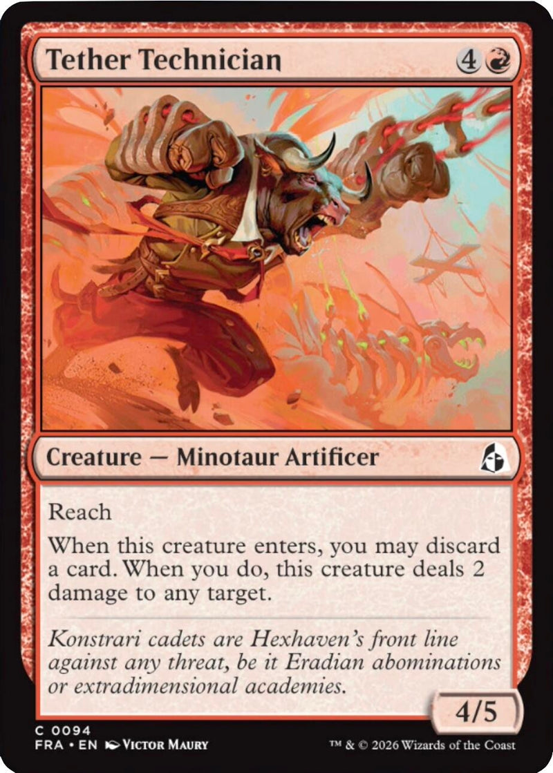 Image for Tether Technician (94) (Reality Fracture) (FRA) - Magic: The Gathering