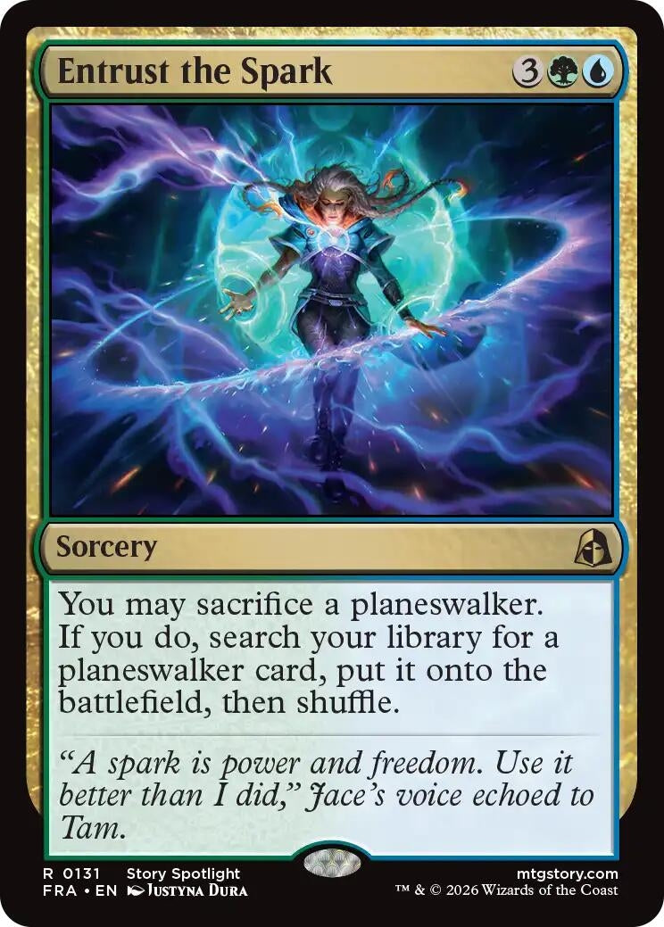 Image for Entrust the Spark (131) (Reality Fracture) (FRA) - Magic: The Gathering