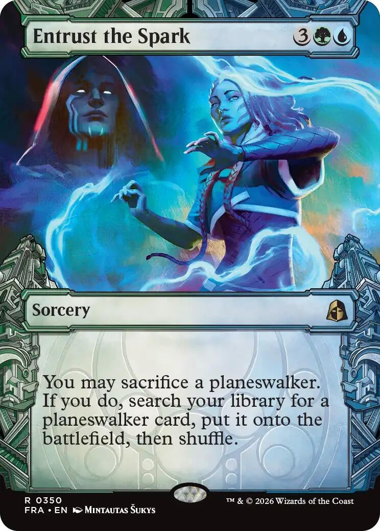 Image for Entrust the Spark (Showcase) (350) (Reality Fracture) (FRA) - Magic: The Gathering