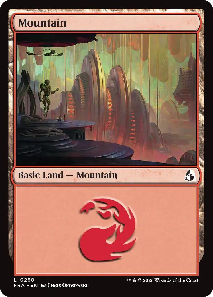 Image for Mountain (0288) (288) (Reality Fracture) (FRA) - Magic: The Gathering