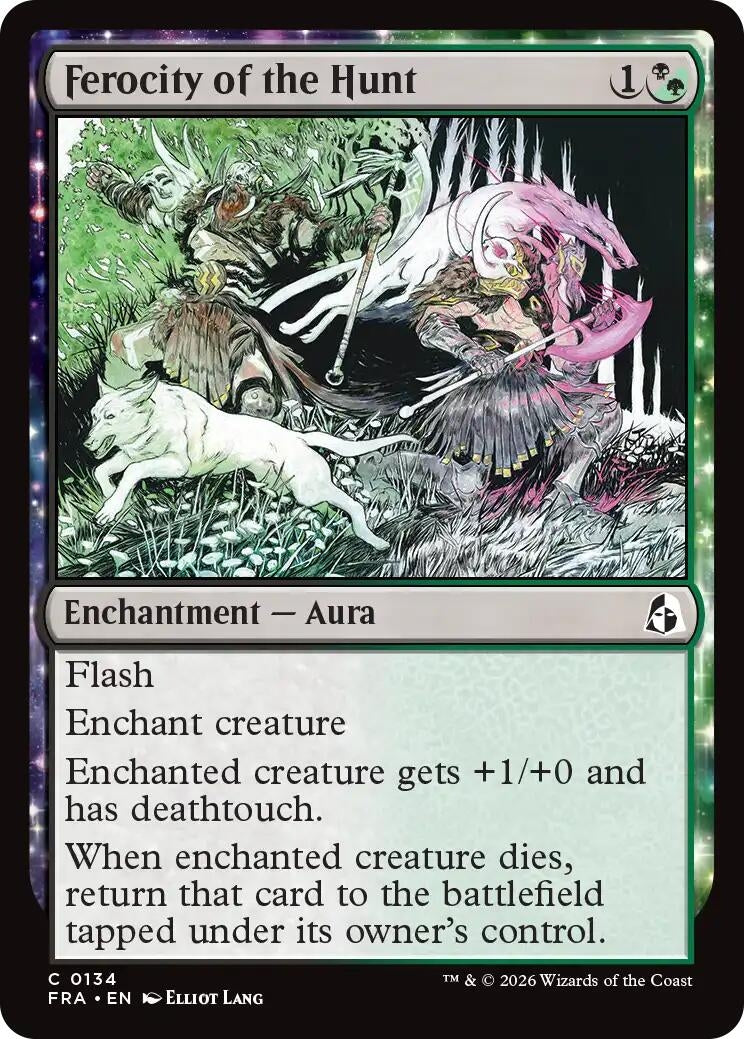 Image for Ferocity of the Hunt (134) (Reality Fracture) (FRA) - Magic: The Gathering