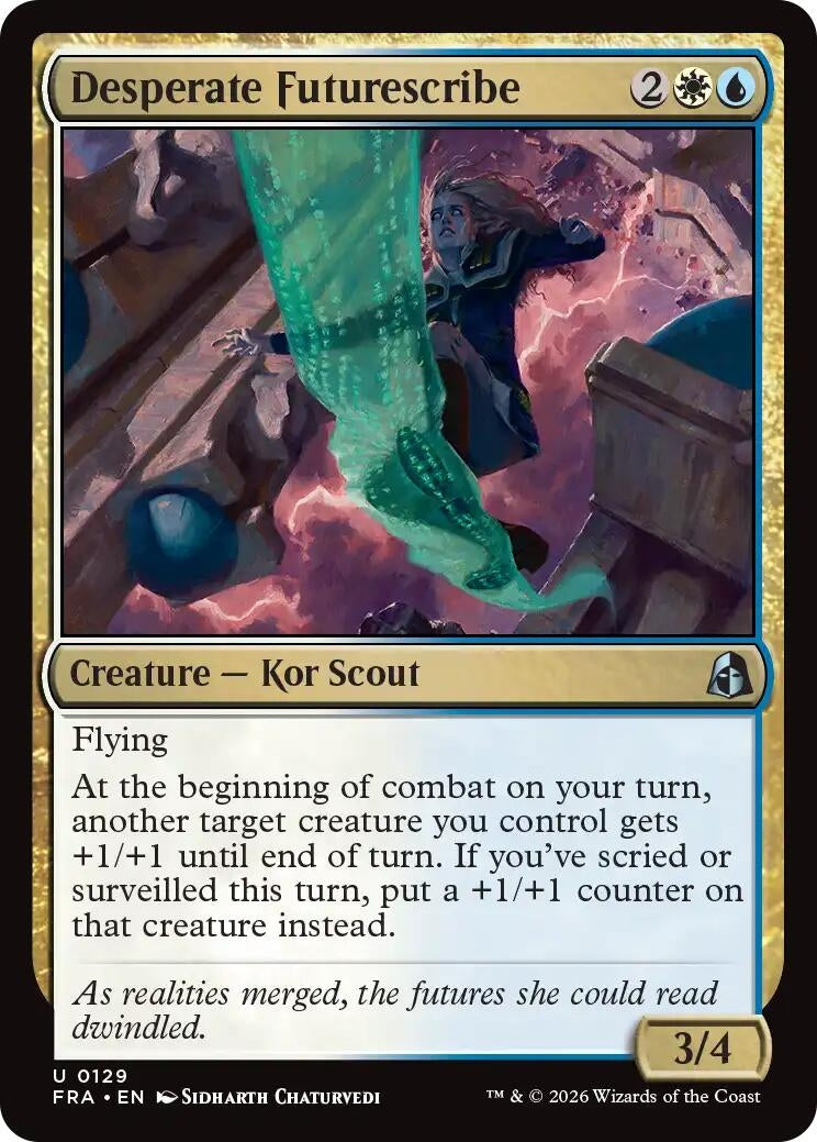 Image for Desperate Futurescribe (129) (Reality Fracture) (FRA) - Magic: The Gathering
