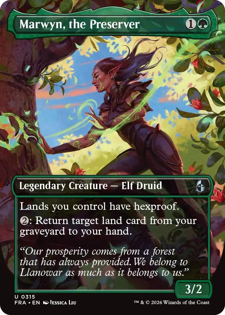 Image for Marwyn, the Preserver (Borderless) (315) (Reality Fracture) (FRA) - Magic: The Gathering