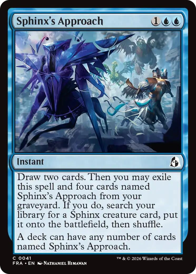 Image for Sphinx's Approach (41) (Reality Fracture) (FRA) - Magic: The Gathering