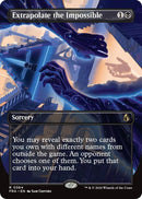 Image for Extrapolate the Impossible (Borderless) (364) (Reality Fracture) (FRA) - Magic: The Gathering