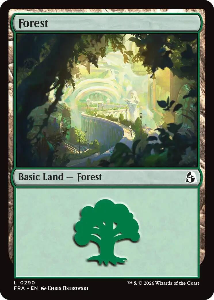 Image for Forest (0290) (290) (Reality Fracture) (FRA) - Magic: The Gathering
