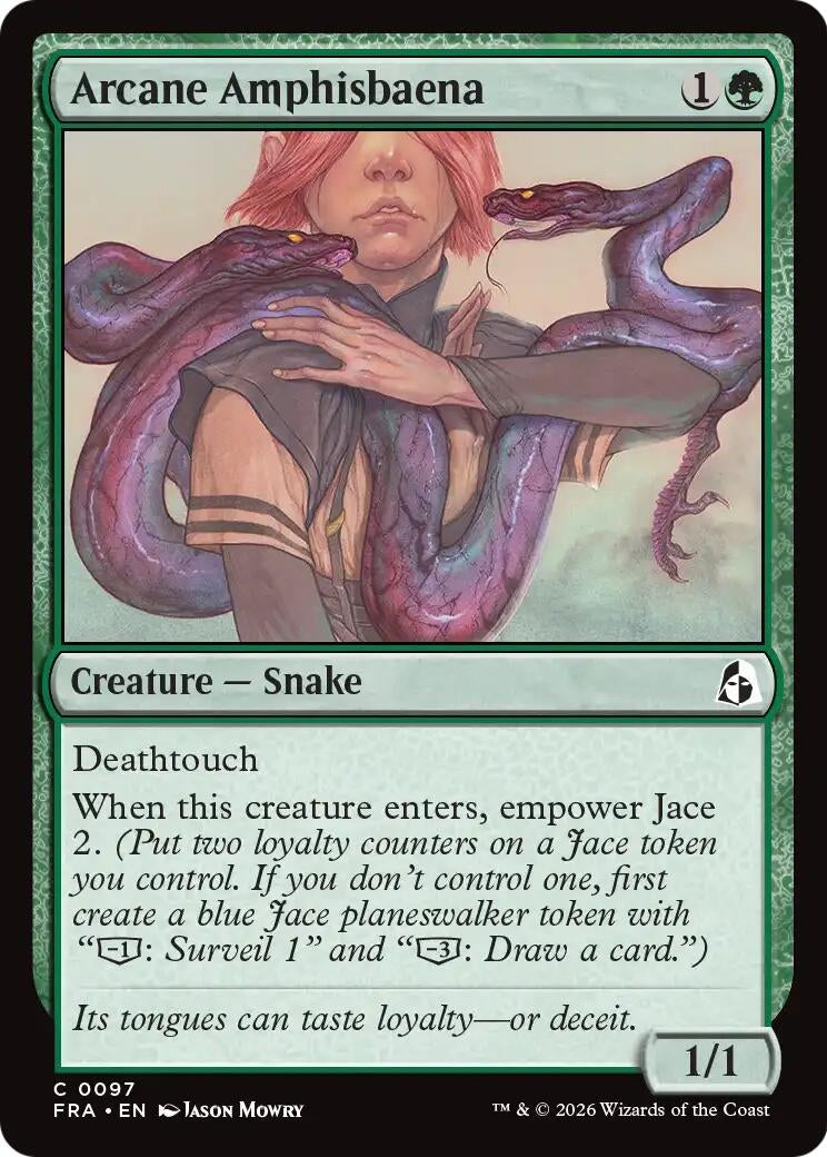 Image for Arcane Amphisbaena (97) (Reality Fracture) (FRA) - Magic: The Gathering