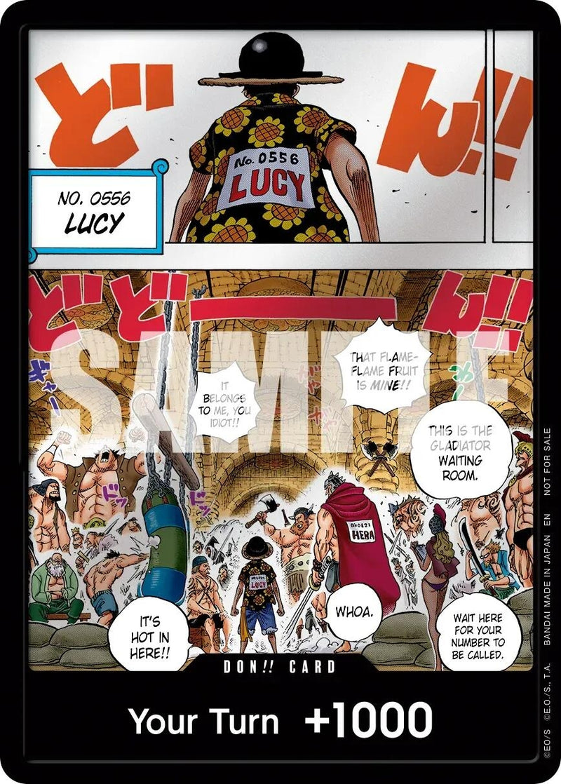 Image for DON!! Card (Flame-Flame Fruit Coliseum) (One Piece Promotion Cards) (OP-PR) - One Piece Card Game