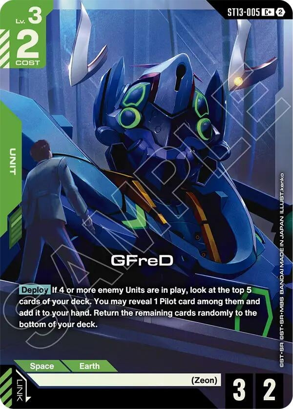 Image for GFreD (C+) (ST13-005) (Starter Deck 13: Silent Barrage) (ST13) - Gundam Card Game