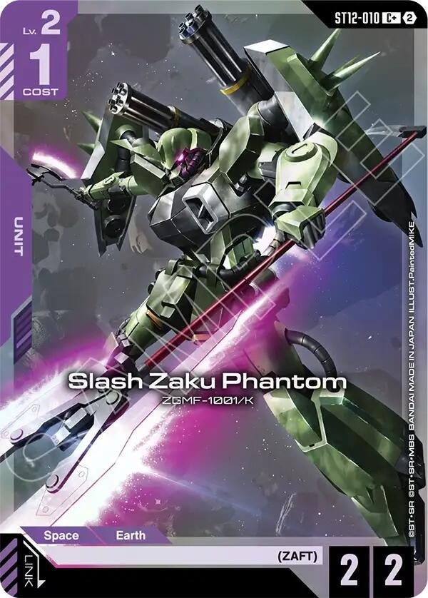 Slash Zaku Phantom (C+) (ST12-010) (Starter Deck 12: Raging Onslaught)