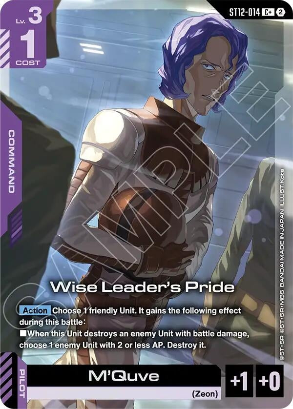 Wise Leader's Pride (C+) (ST12-014) (Starter Deck 12: Raging Onslaught)