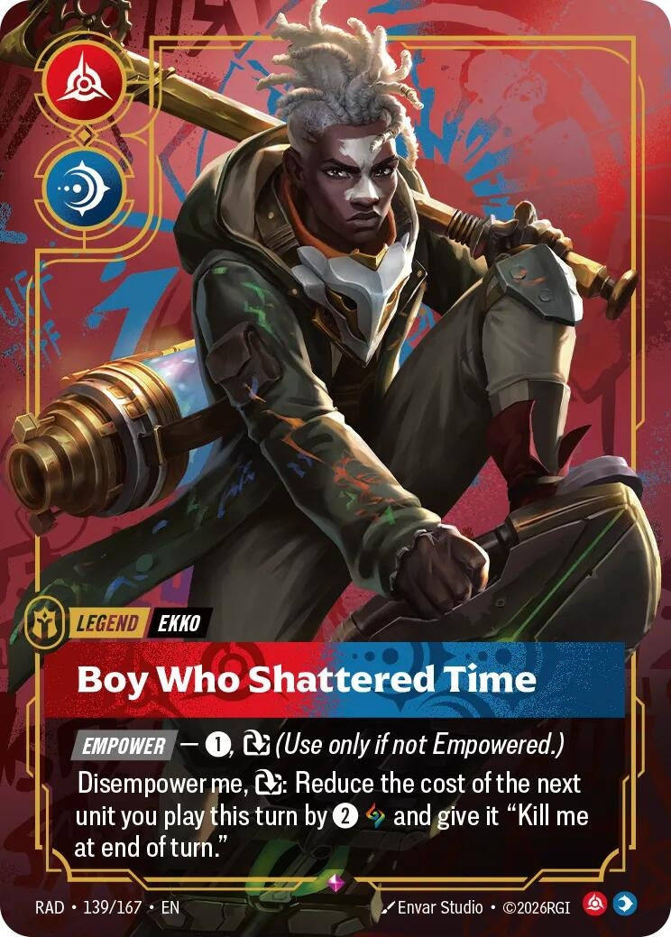 Image for Ekko, Boy Who Shattered Time (139/167) (Radiance) (RAD) - Riftbound: League of Legends Trading Card Game