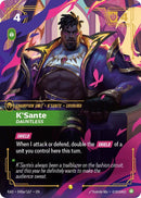 Image for K'Sante, Dauntless (Alternate Art) (045a/167) (Radiance) (RAD) - Riftbound: League of Legends Trading Card Game
