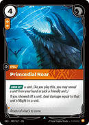 Image for Primordial Roar (082/167) (Radiance) (RAD) - Riftbound: League of Legends Trading Card Game