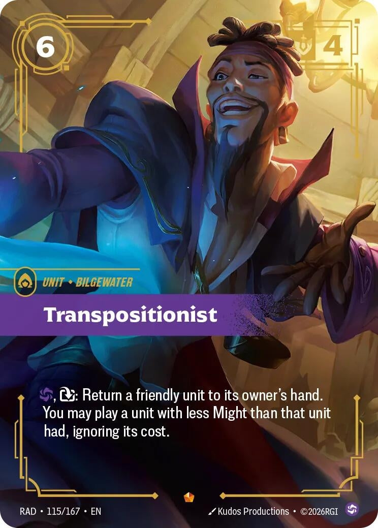 Image for Transpositionist (115/167) (Radiance) (RAD) - Riftbound: League of Legends Trading Card Game