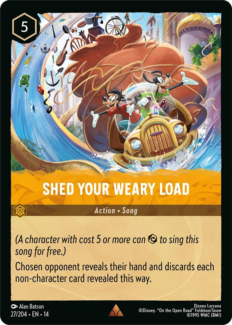 Image for Shed Your Weary Load (27/204) (Hyperia City) (14) - Disney Lorcana
