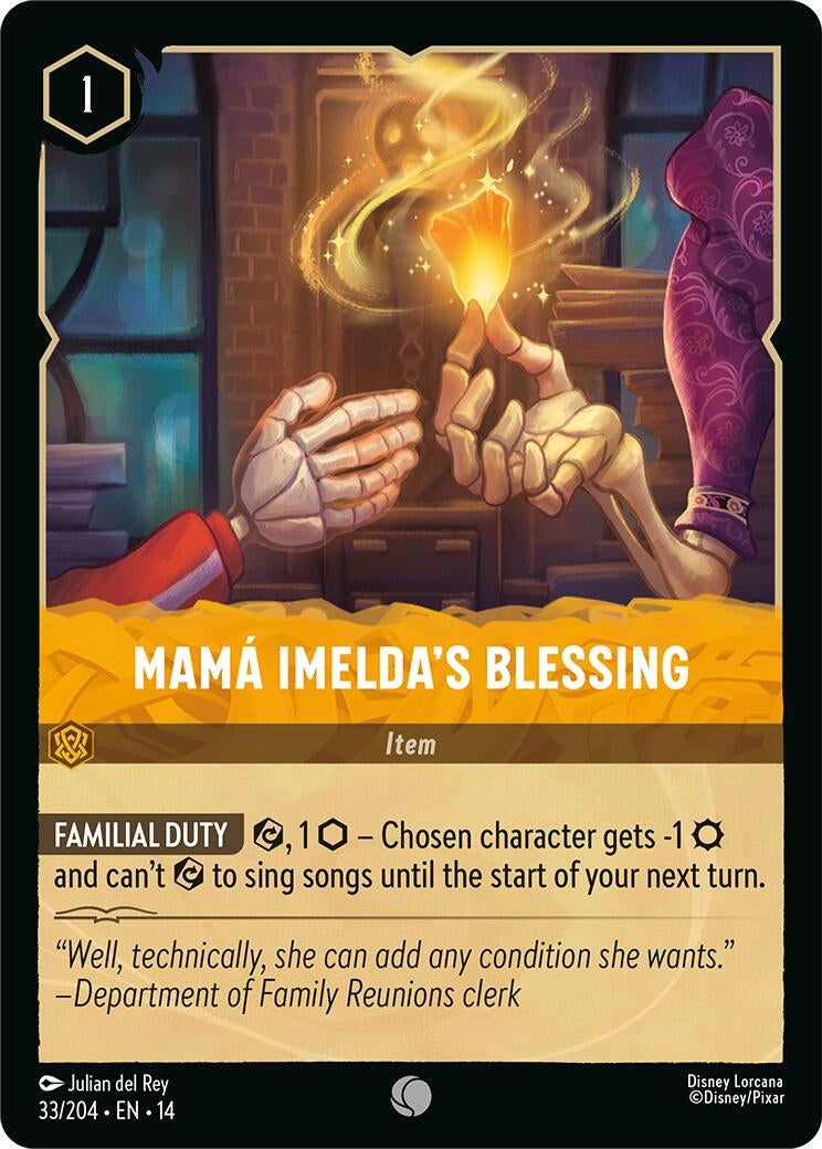Image for Mama Imelda's Blessing (33/204) (Hyperia City) (14) - Disney Lorcana