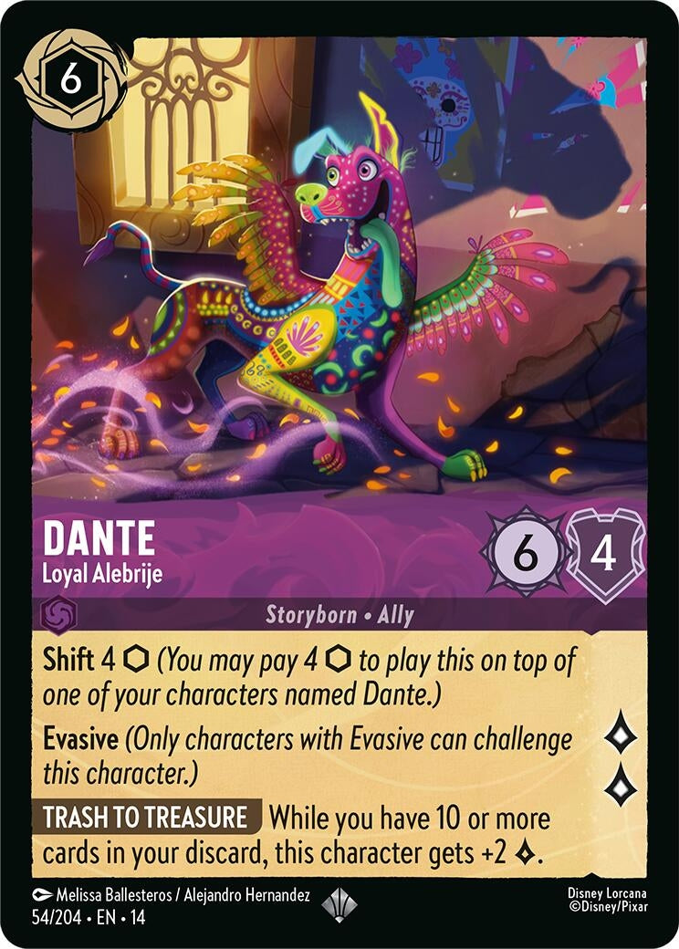 Image for Dante - Loyal Alebrije (54/204) (Hyperia City) (14) - Disney Lorcana