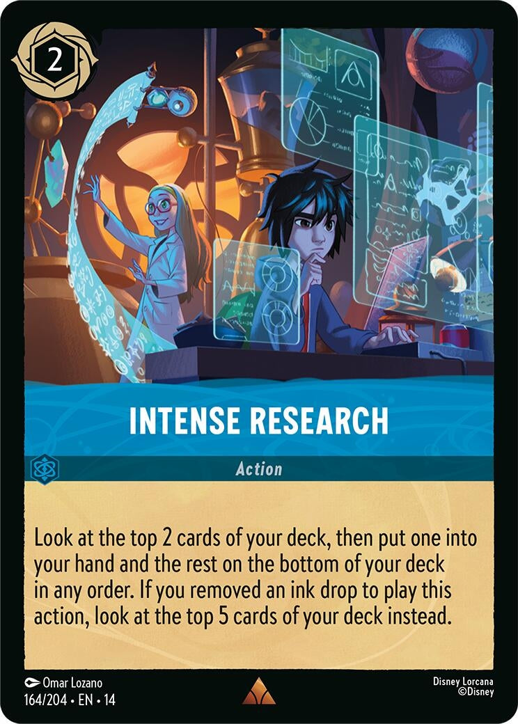 Image for Intense Research (164/204) (Hyperia City) (14) - Disney Lorcana