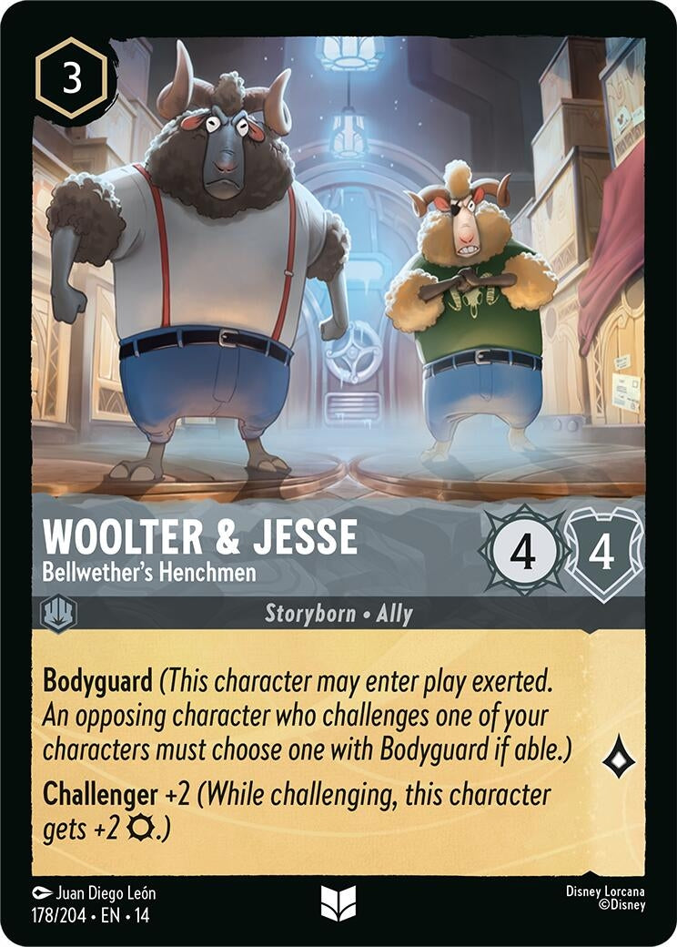 Image for Woolter & Jesse - Bellwether's Henchmen (178/204) (Hyperia City) (14) - Disney Lorcana
