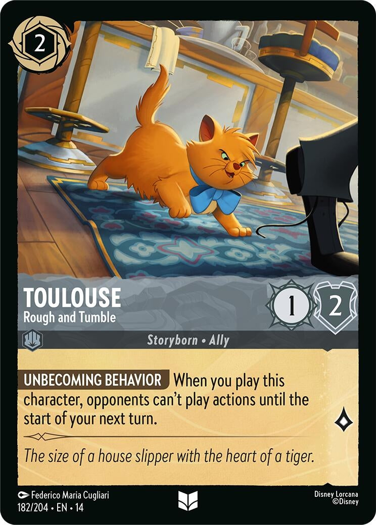 Image for Toulouse - Rough and Tumble (182/204) (Hyperia City) (14) - Disney Lorcana