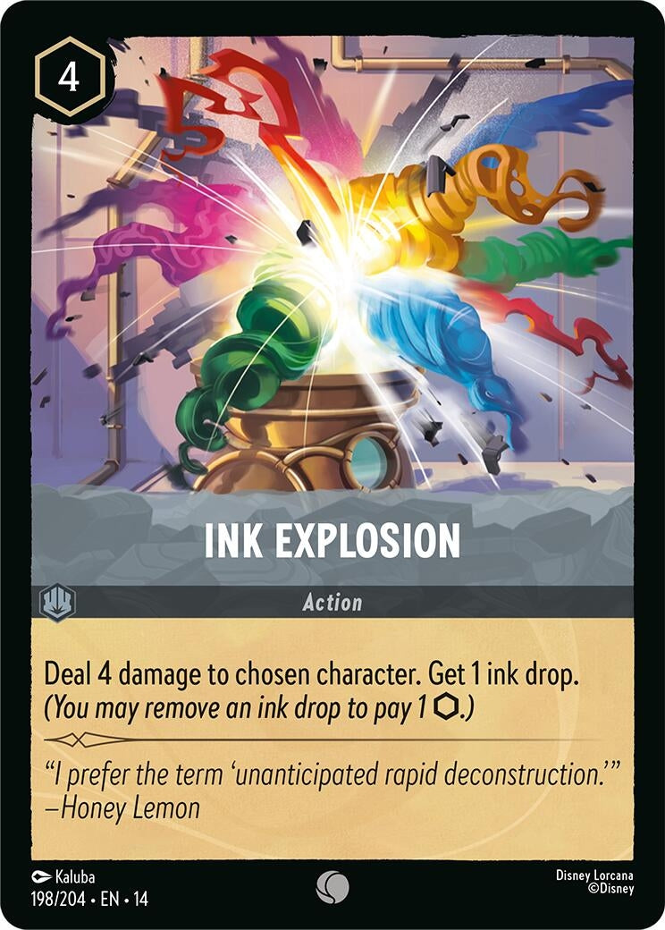 Image for Ink Explosion (198/204) (Hyperia City) (14) - Disney Lorcana