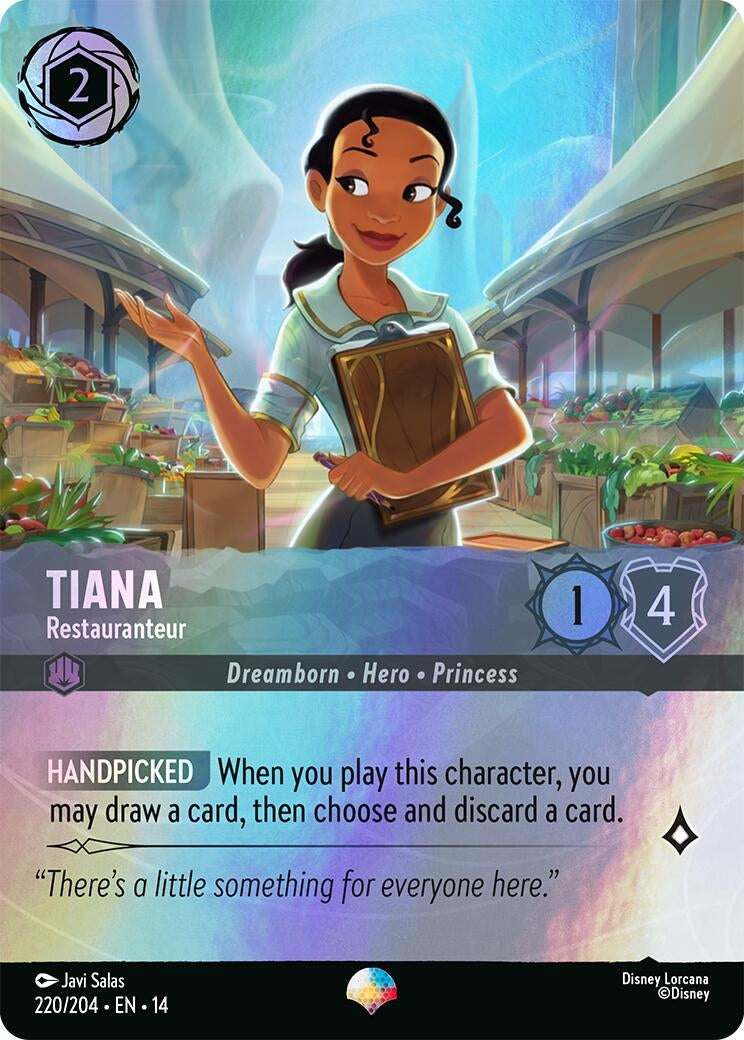 Image for Tiana - Restauranteur (Epic) (220/204) (Hyperia City) (14) - Disney Lorcana
