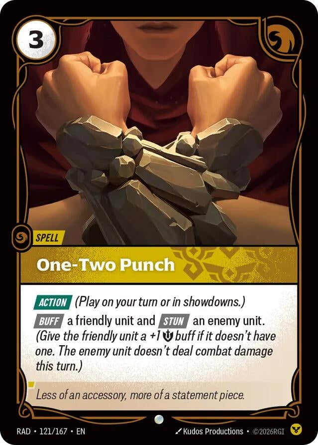 Image for One-Two Punch (121/167) (Radiance) (RAD) - Riftbound: League of Legends Trading Card Game