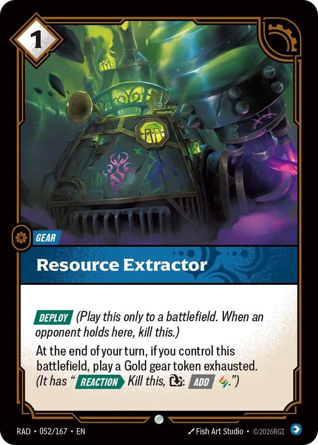 Image for Resource Extractor (052/167) (Radiance) (RAD) - Riftbound: League of Legends Trading Card Game